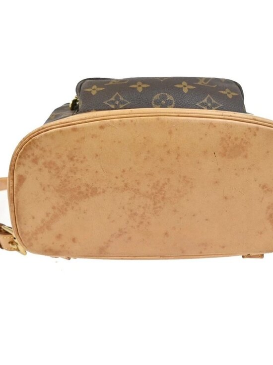 LOUIS VUITTON Montsouris MM Backpack Bag Monogram Leather Brown M51136 77AA208 main image 14